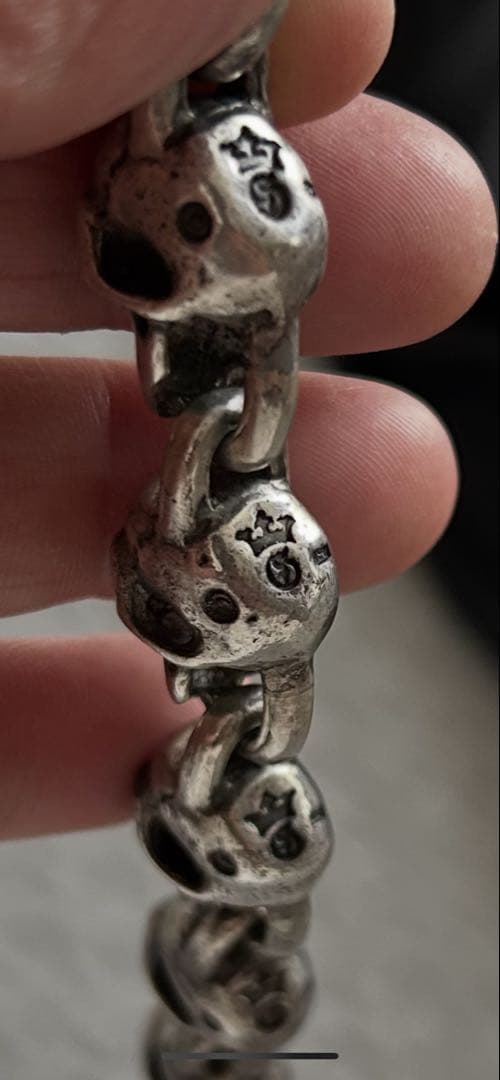 y*n様 最安値ガボール生前8スカルブレスレット