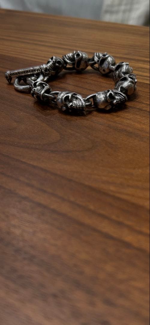 y*n様 最安値ガボール生前8スカルブレスレット