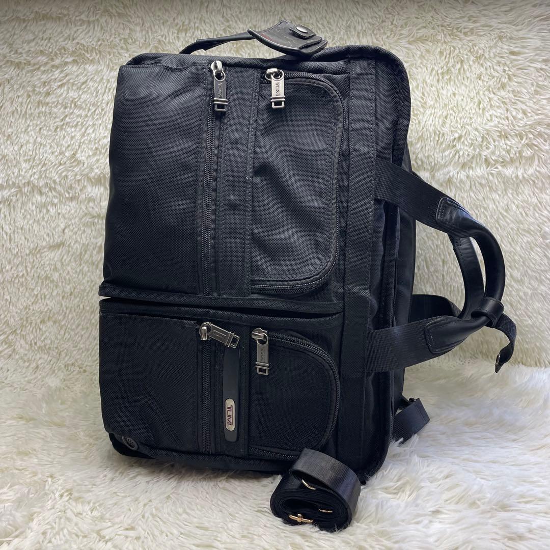 【極美品】トゥミ 3way ビジネスバッグ 263180D4 A4リュック　黒