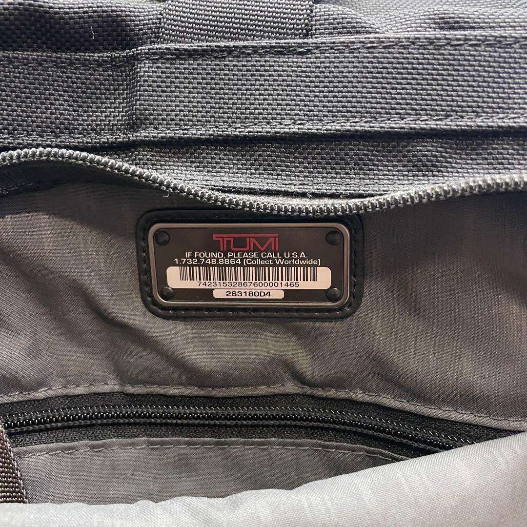 【極美品】トゥミ 3way ビジネスバッグ 263180D4 A4リュック　黒