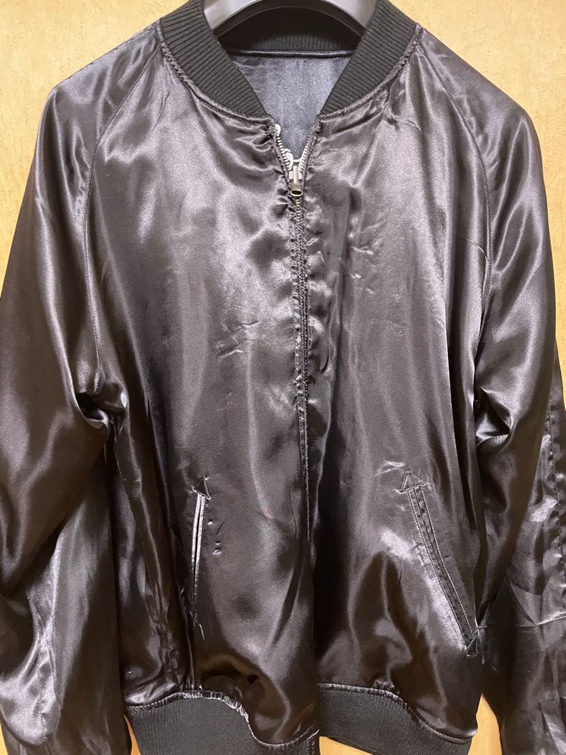 明日迄限定値下Avirex ブラック スカジャン リバーシブル ハワイ サーフ