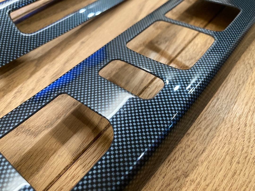 ウィンドースイッチガーニッシュ　カーボン調　HA36S　純正オプション　ワークス