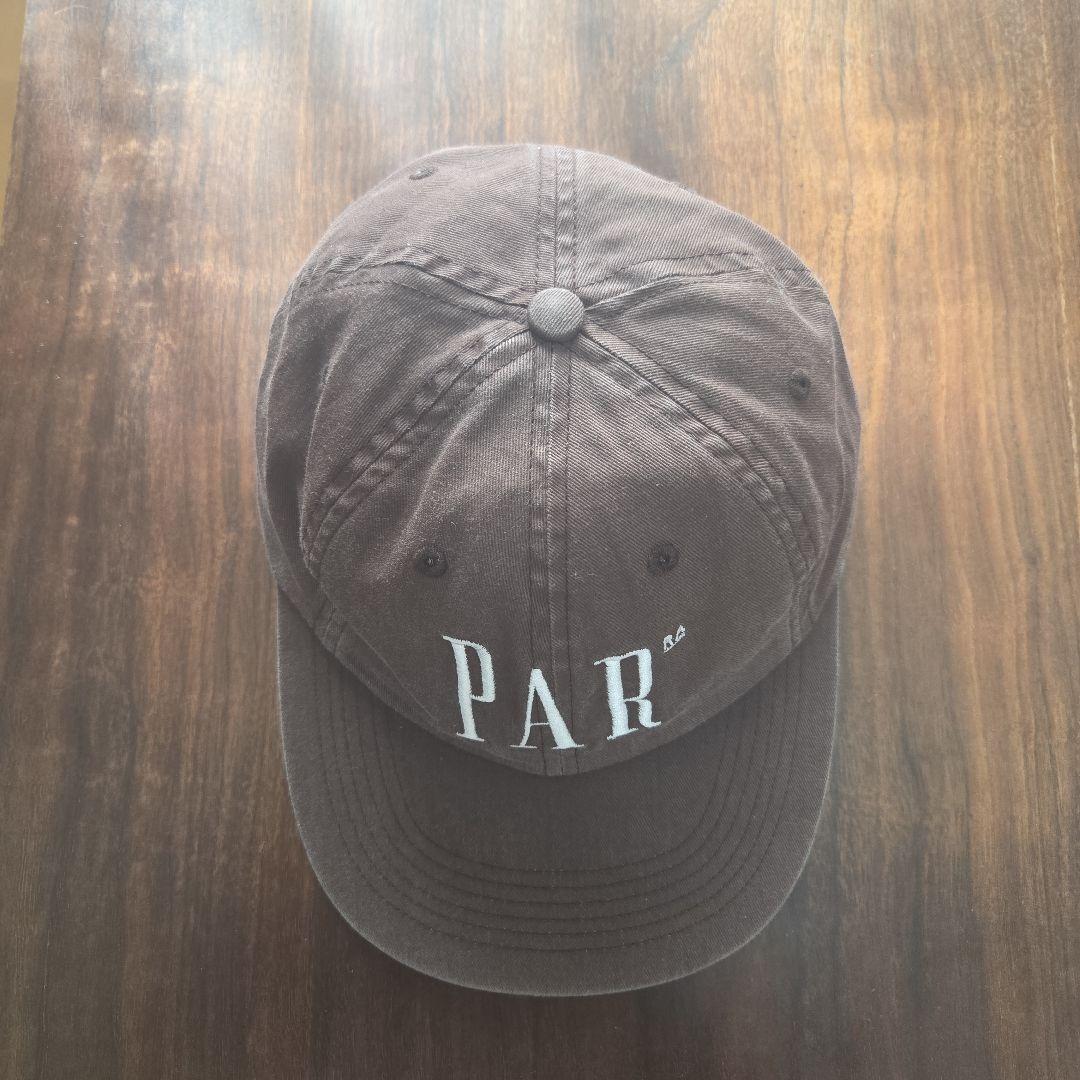 Parra store logo 6panel cap USA製　ブラウン