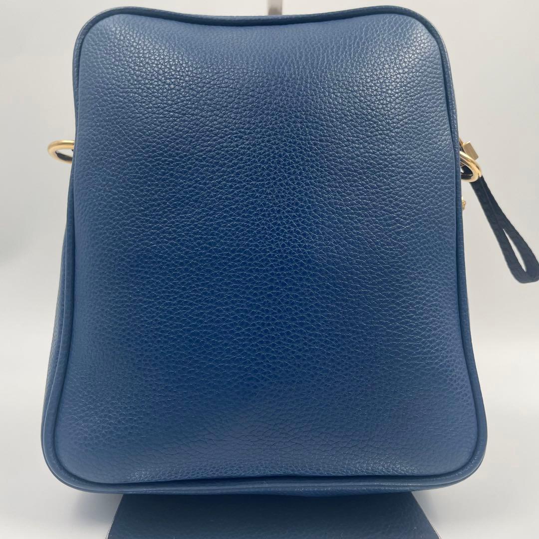 【✨現行/未使用級】ヴェルサーチ ショルダーバッグ メデューサ 2way ブルー