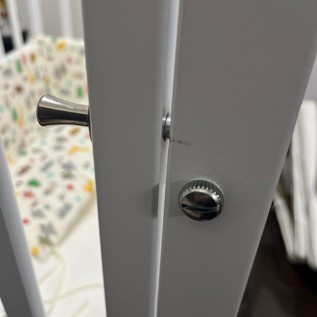 ヤマサキコンパクトベッドツーオープン ＋ベビーセンスホーム ＋動物柄ベッドガード