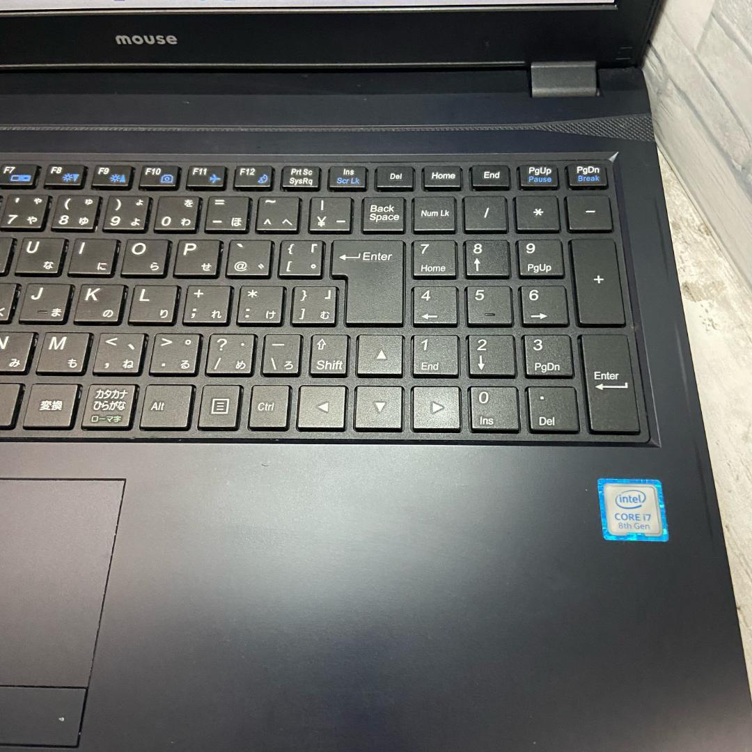 超高性能 i7 第8世代 mouse ノートPC Win11 Office