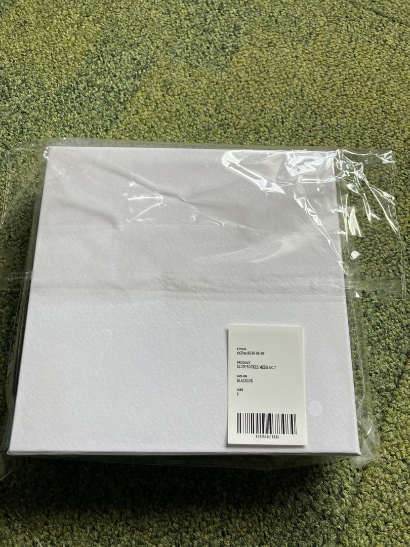【shiun】 SLIDE BUCKLE MESH BELT ベルト