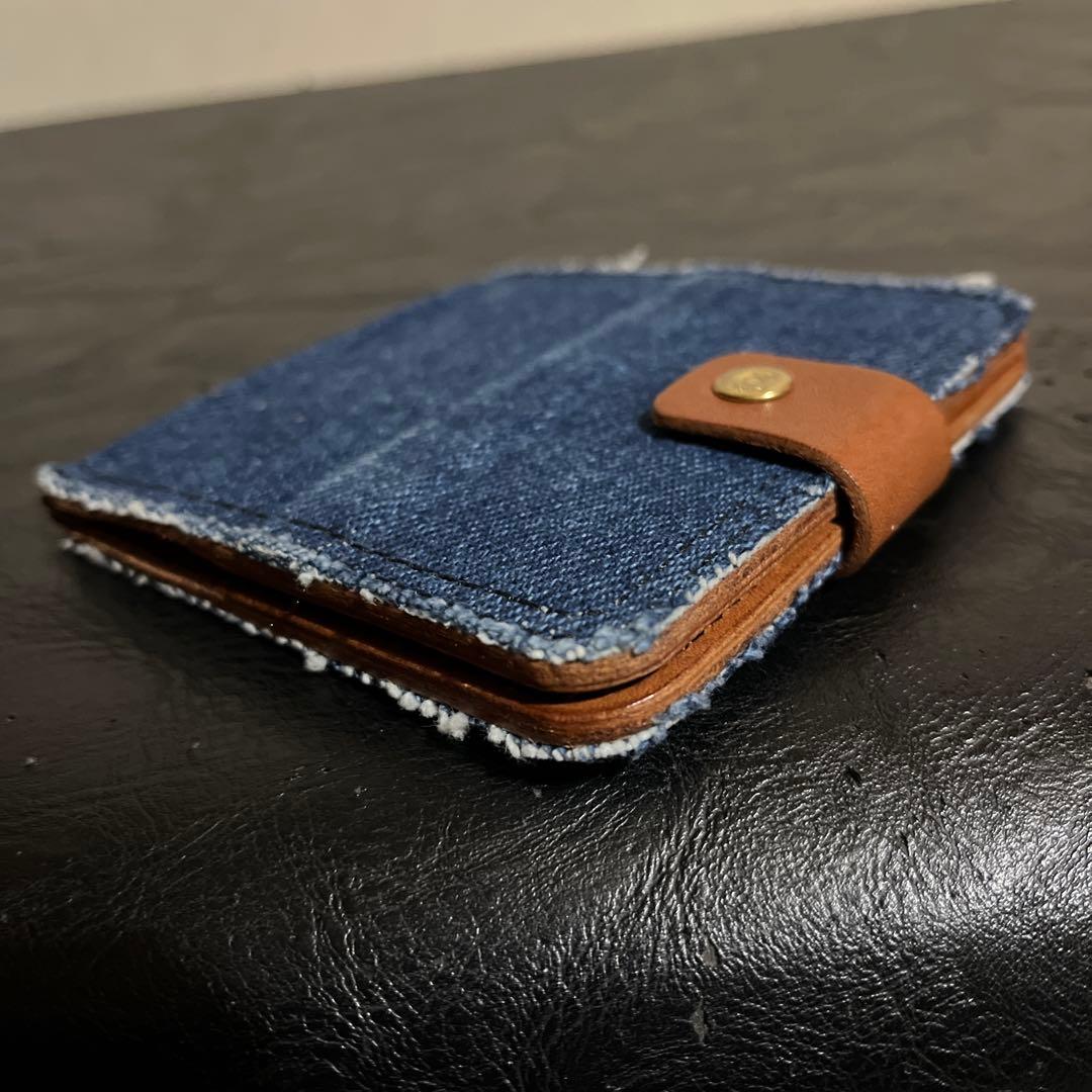 BrownBrown ブラウンブラウン　ヴィンテージデニム　マネークリップ