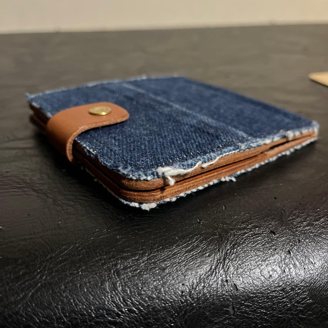 BrownBrown ブラウンブラウン　ヴィンテージデニム　マネークリップ