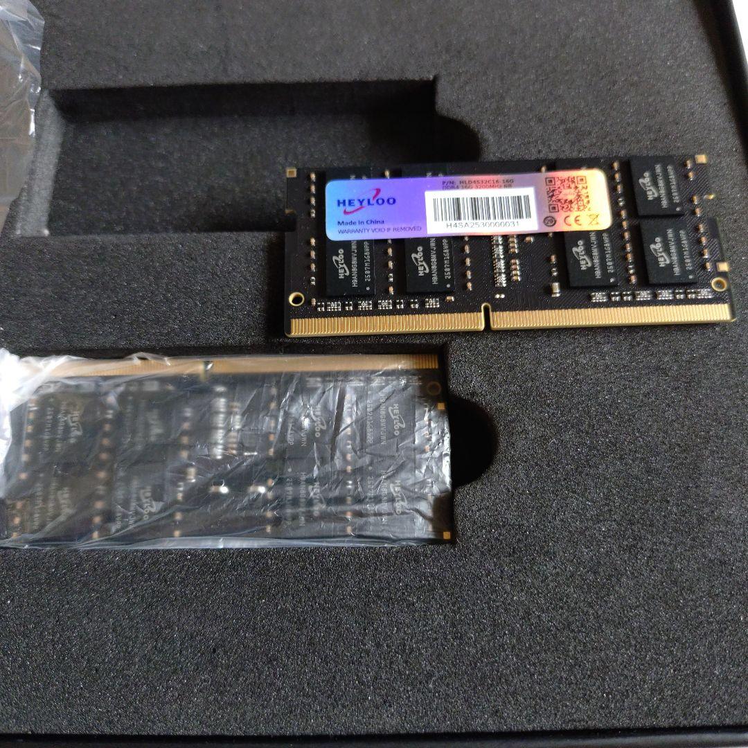 ノートパソコン メモリ HEYLOO DDR4 32GB(16GB×2枚)