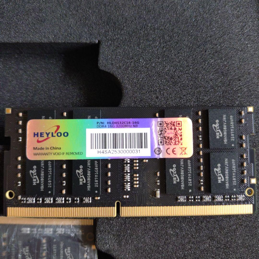 ノートパソコン メモリ HEYLOO DDR4 32GB(16GB×2枚)