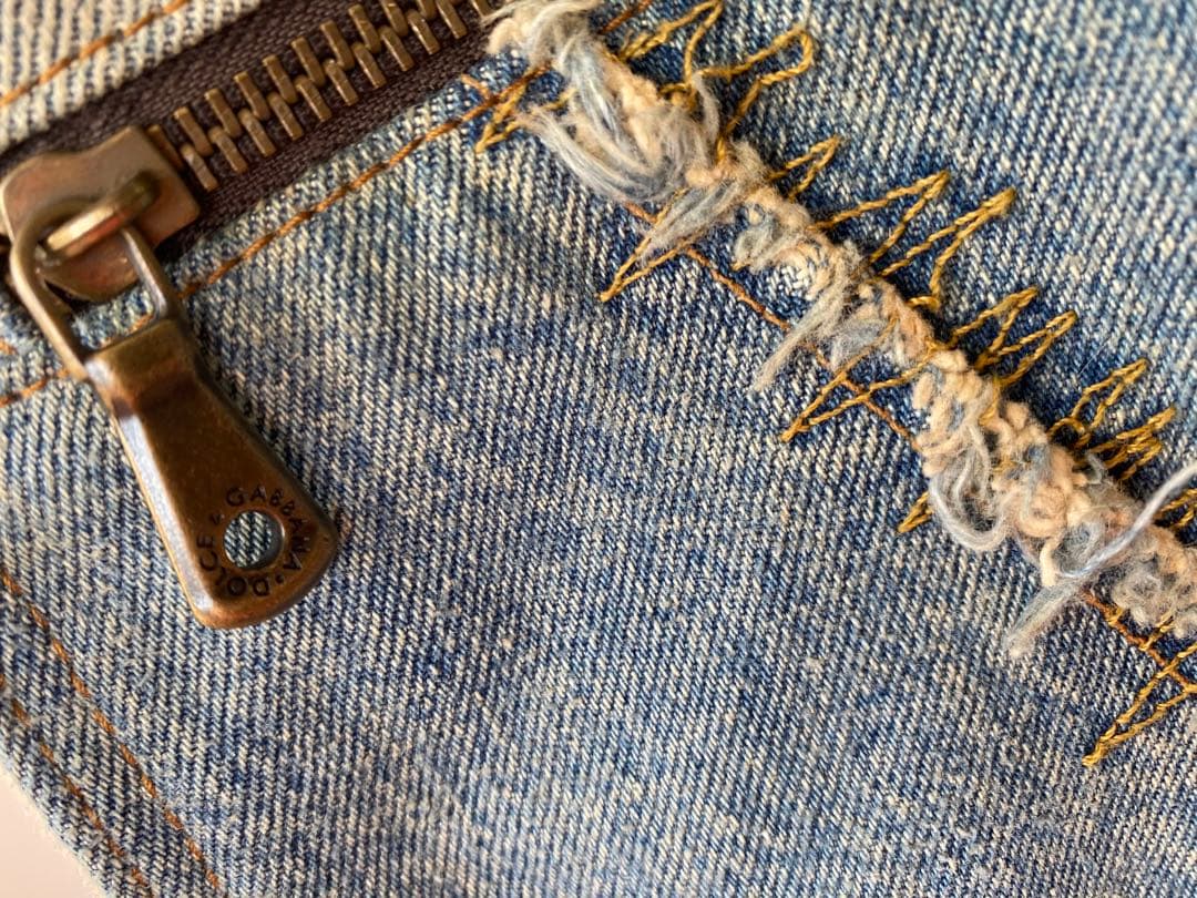 DOLCE&GABBANAデニムバッグ スタッズ付き