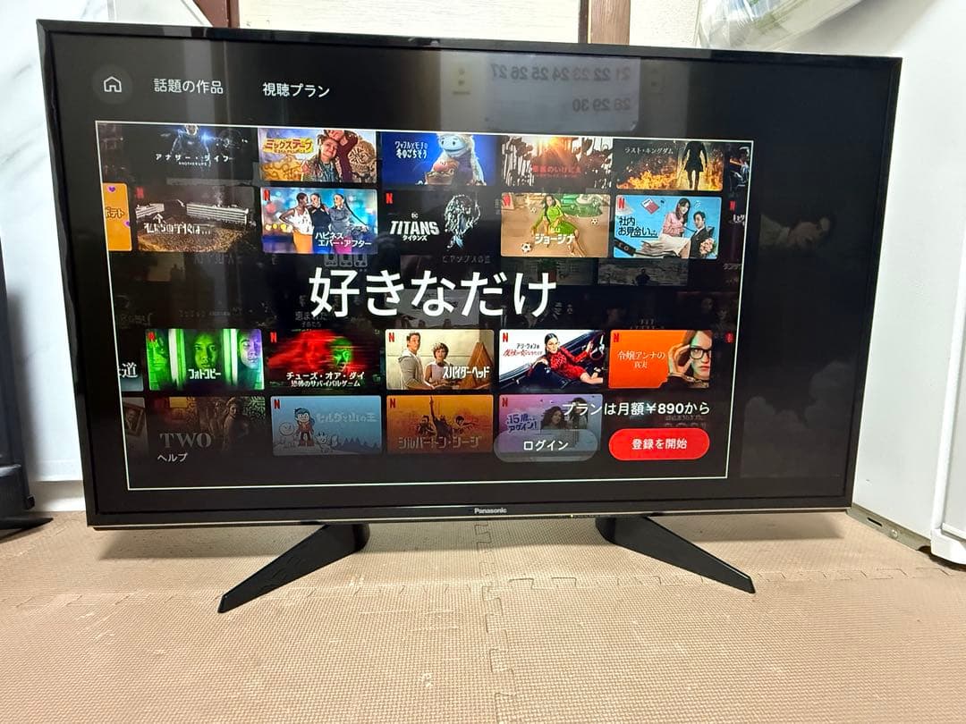 パナソニックTH-43EX600 43型2018年製⭕️ 地上 BS/CS、動画可
