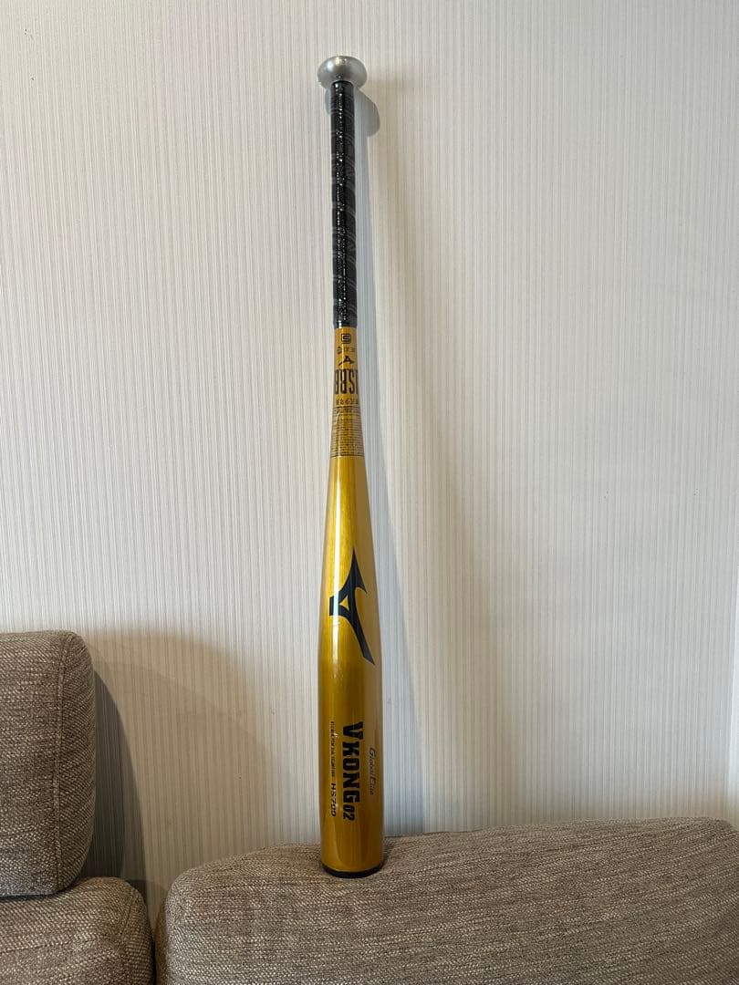 MIZUNO VKONG02 Vコング　軟式バット 81cm ゴールド