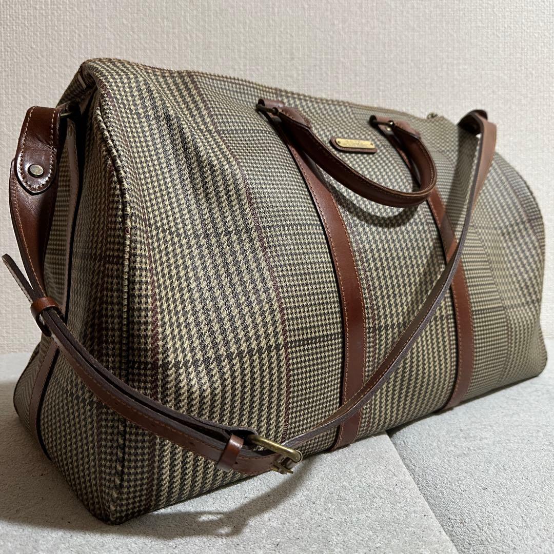 専用★美品✨大容量　54cm 2way ラルフローレン　ボストンバッグ　千鳥
