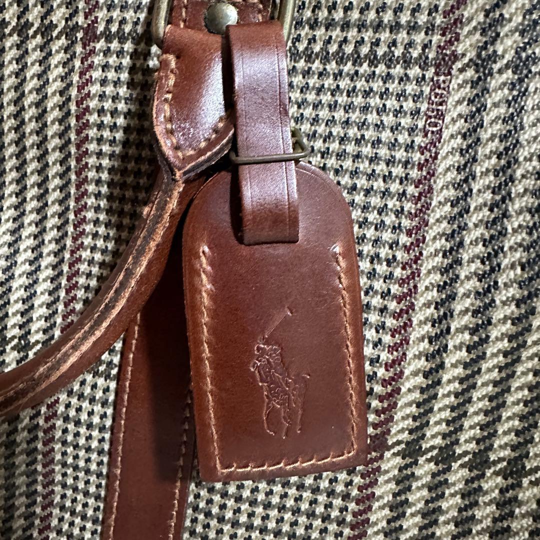 専用★美品✨大容量　54cm 2way ラルフローレン　ボストンバッグ　千鳥