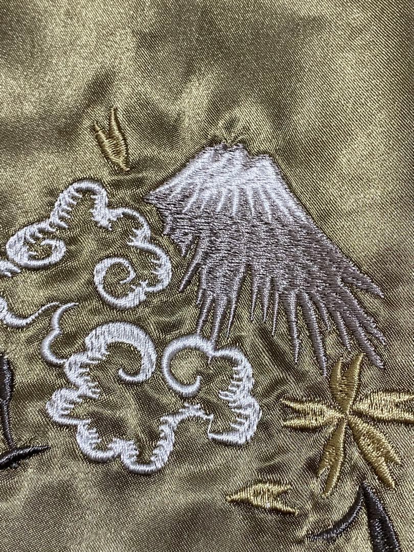 雅結 スカジャン 日本限定　ワシ サテン unisex vintage