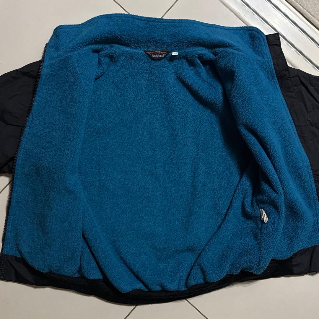 80's Patagonia シェルドシンチラ ブラック サイズ11/12 短丈