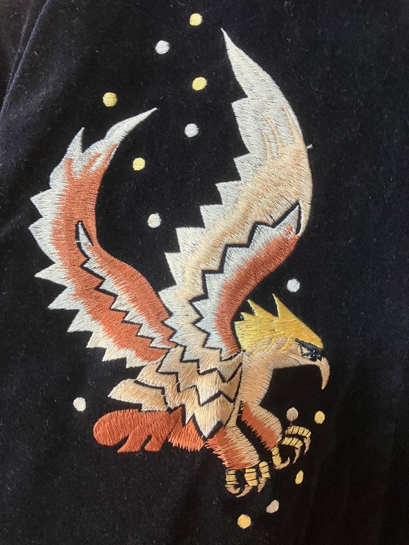 テーラー東洋 別珍 スカジャン 舞妓/鷲 /日本地図/龍　リバーシブル