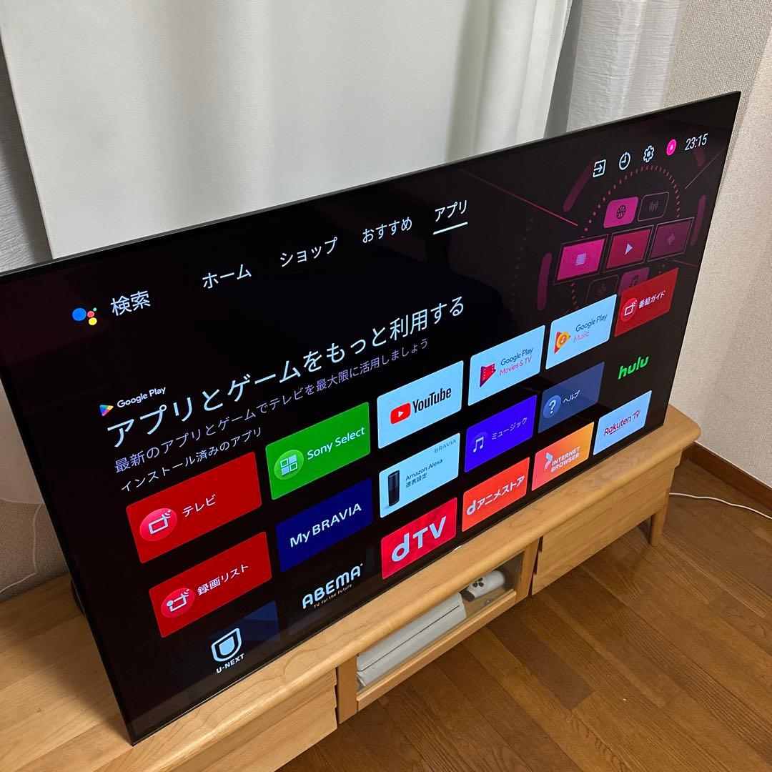 [送料込 美品] BRAVIA 55インチ 有機EL 4Kテレビ KJ-55A1