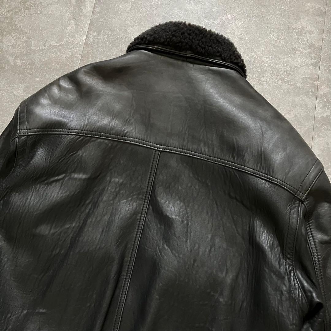 90s vintage G-1 flight leather jacket 羊革