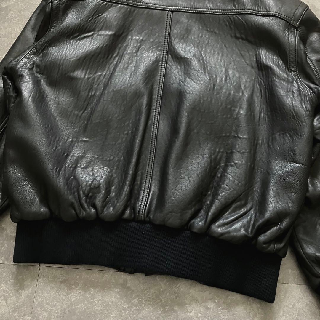 90s vintage G-1 flight leather jacket 羊革