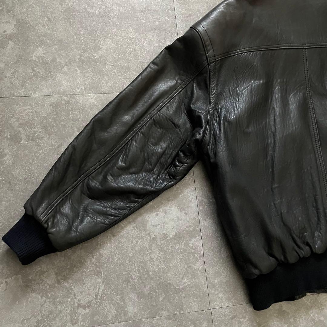 90s vintage G-1 flight leather jacket 羊革