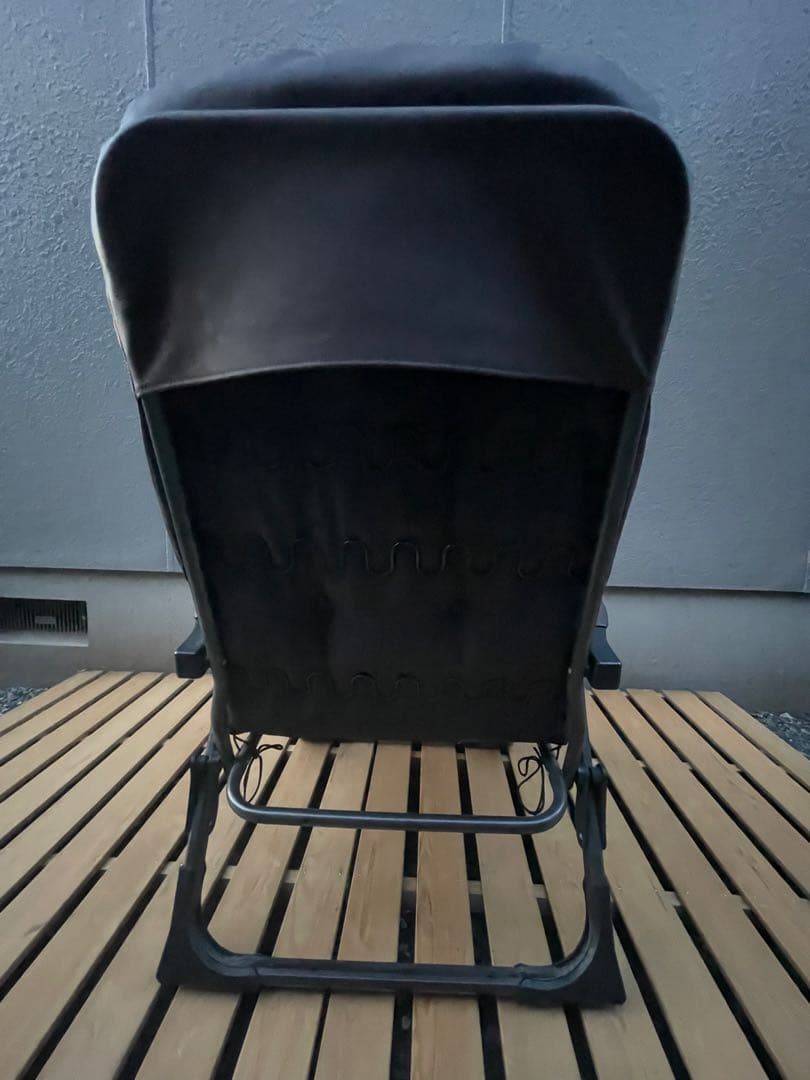 美品　Gravina リクライニングチェア ブラウン　　　折り畳み