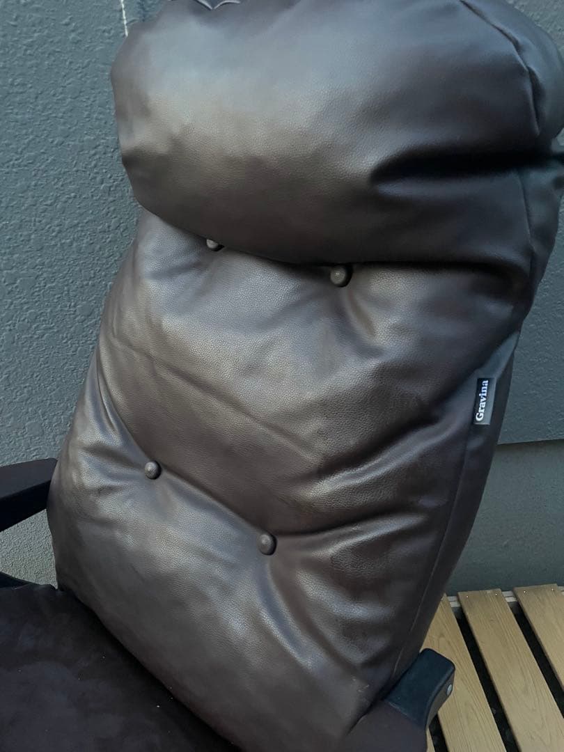 美品　Gravina リクライニングチェア ブラウン　　　折り畳み