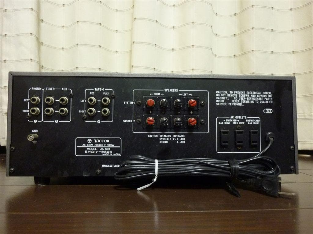 VICTOR ビクター プリメインアンプ JA-S31 修理済 全機能動作