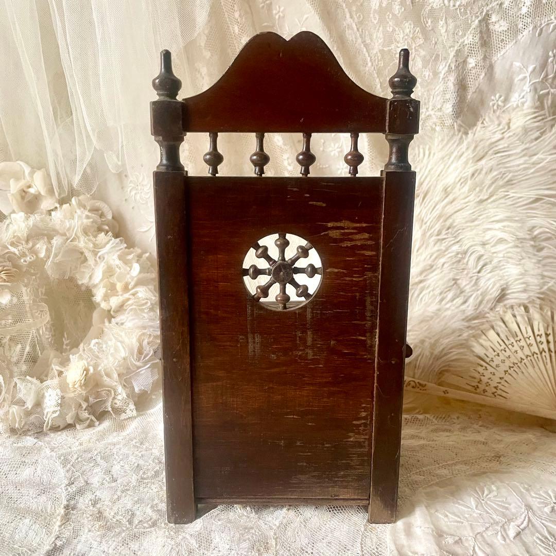 木製ドールチェア　ブルターニュ　ブルトン家具　収納付き　フランスアンティーク