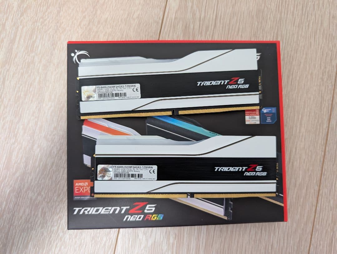 デスクトップメモリG.SKILL F5-6400J3239F24GX2