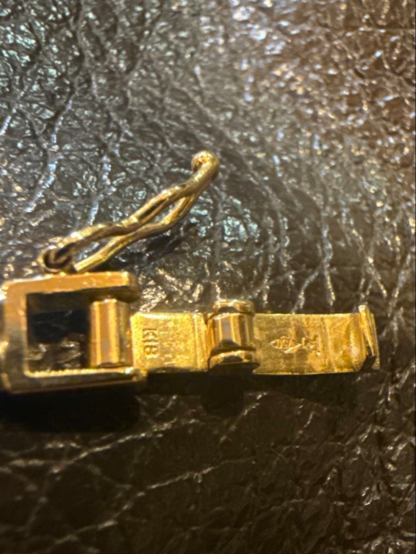 喜平ブレスレット造幣局刻印　K18 8面　トリプル10.29g