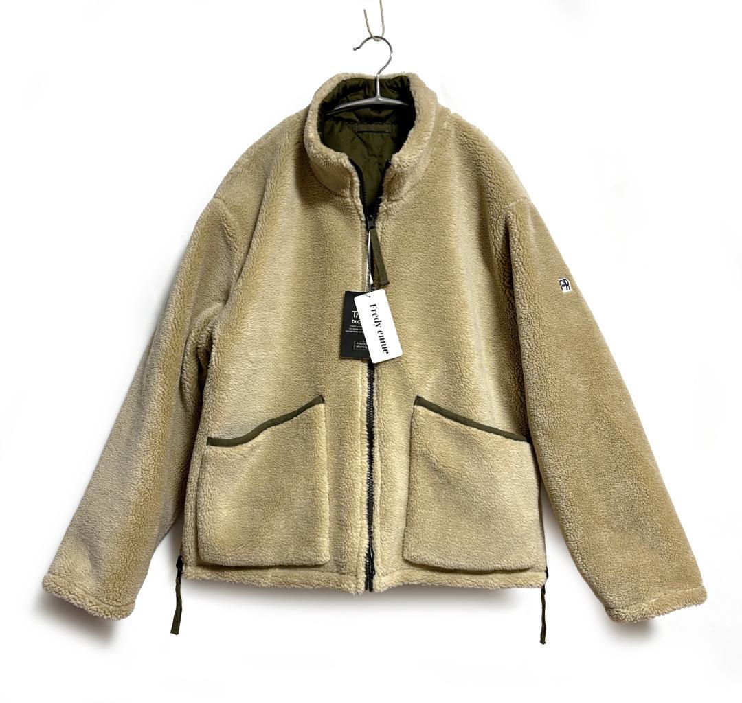 新品【TAION×fredy emue】ダウンジャケット 38 ベージュ　カーキ