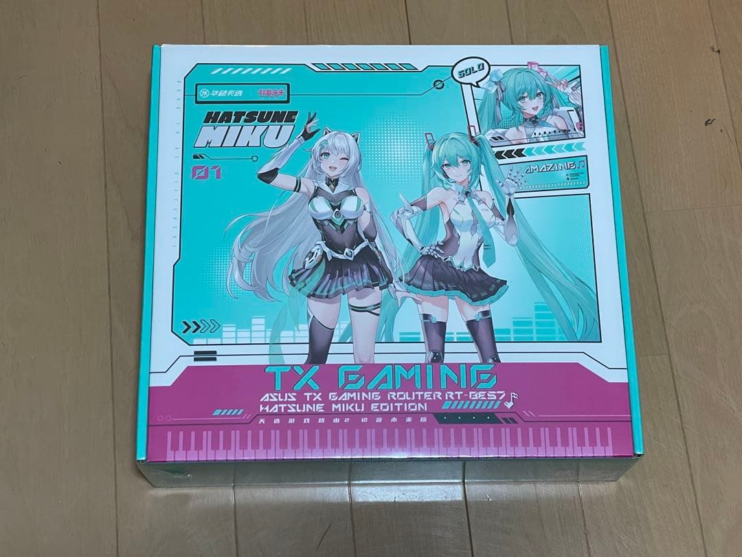ASUS ゲーミングルーター RT-BE57 初音ミク　初音未来