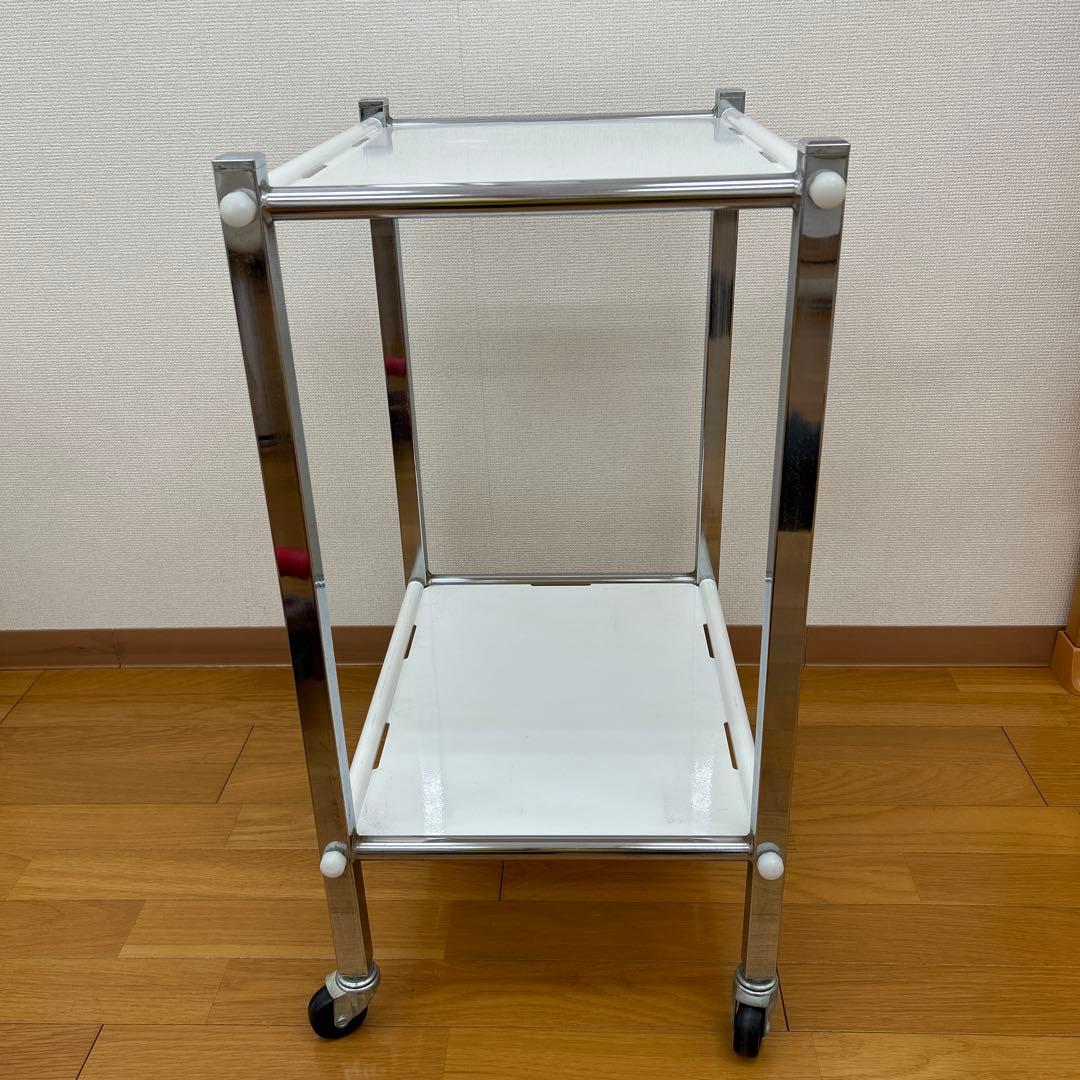 医療用ワゴン　キャスター付き　スチールワゴン　病院、クリニック、整骨院