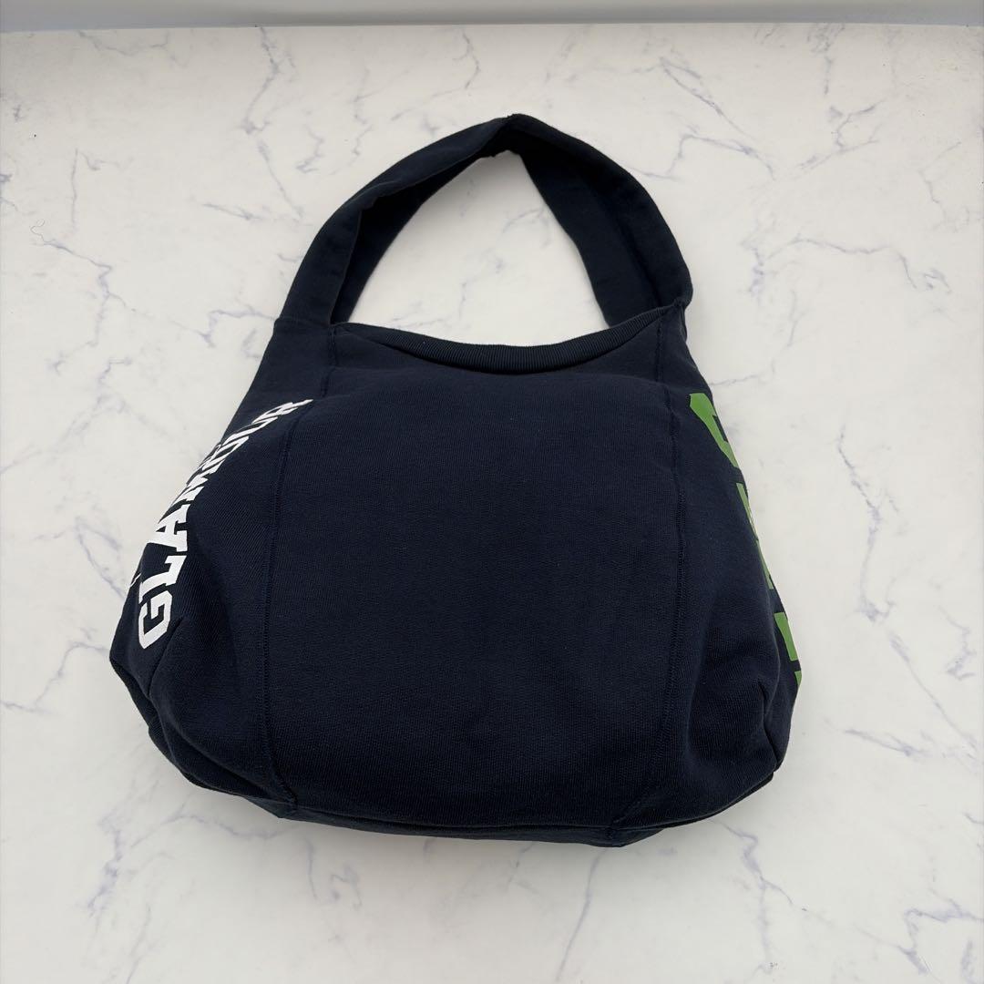 極美品 ヒステリックグラマー スウェット リメイク バッグ ガール 紺 希少