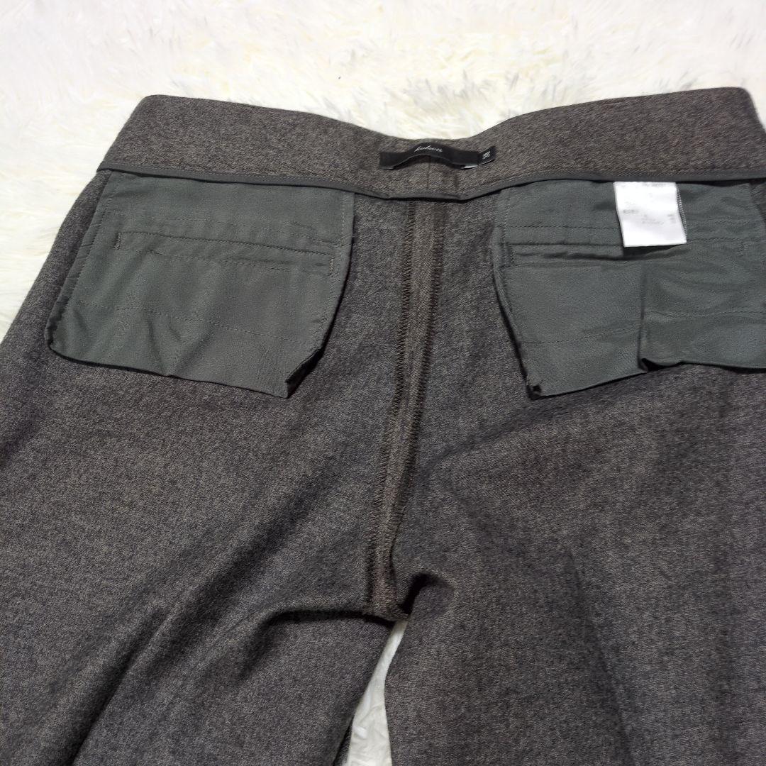 美品【カルソン】グレー系 ビジネスパンツスーツ セットアップ38(M)