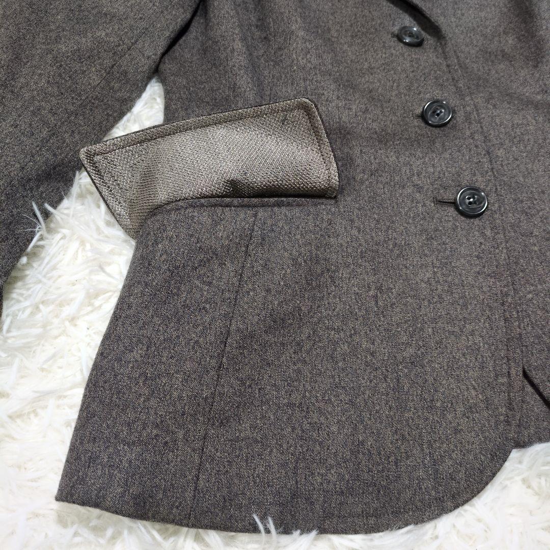 美品【カルソン】グレー系 ビジネスパンツスーツ セットアップ38(M)