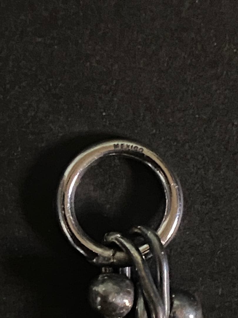 Vintage　チェーンリンク DNA シルバー パール ネックレス