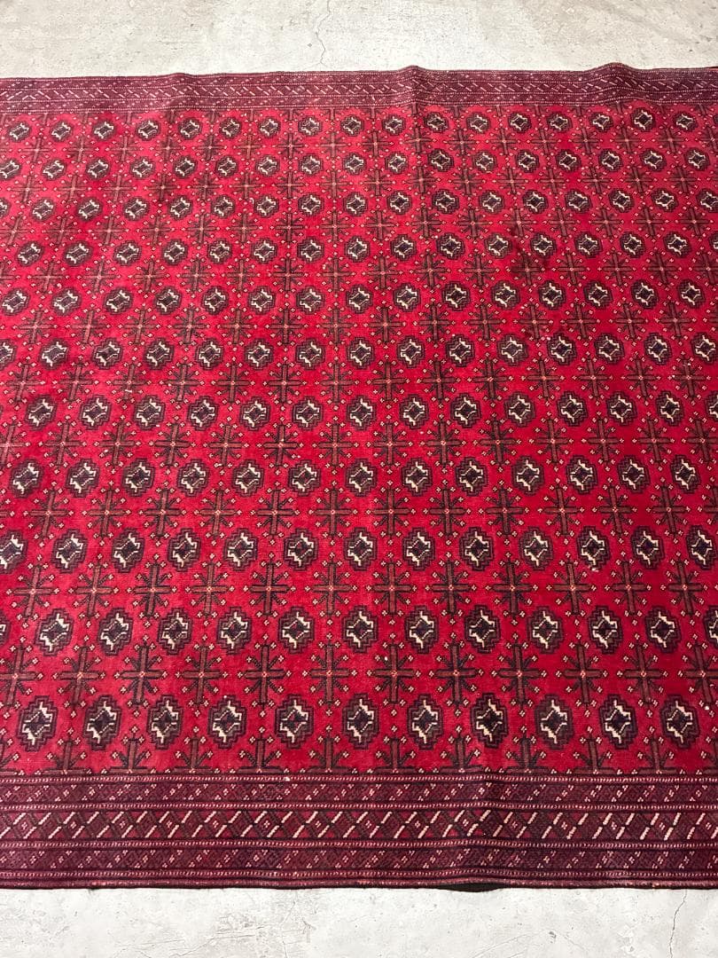 ❖Vintage Rug❖　300cm×210cm　トルクメンラグ　大判ラグ
