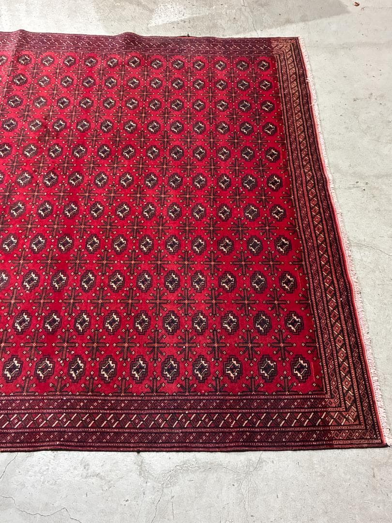 ❖Vintage Rug❖　300cm×210cm　トルクメンラグ　大判ラグ
