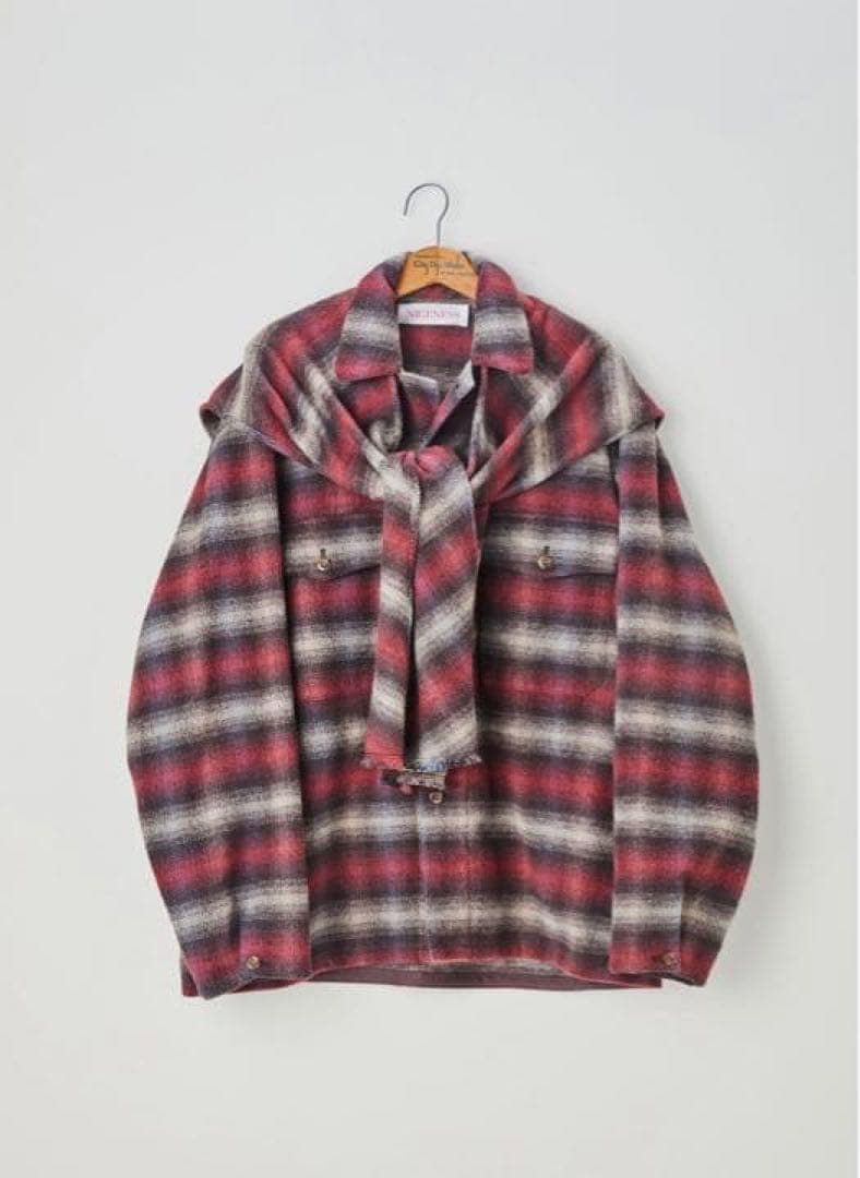 NICENESS HAMMOND ワイルドシルク カデットブルゾン