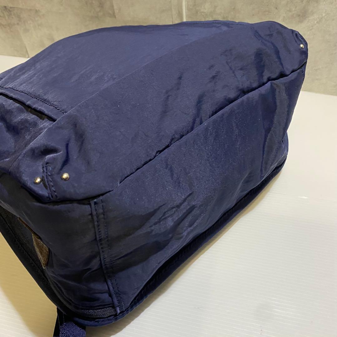 【未使用】kanana project　ナイロンリュック　ネイビー