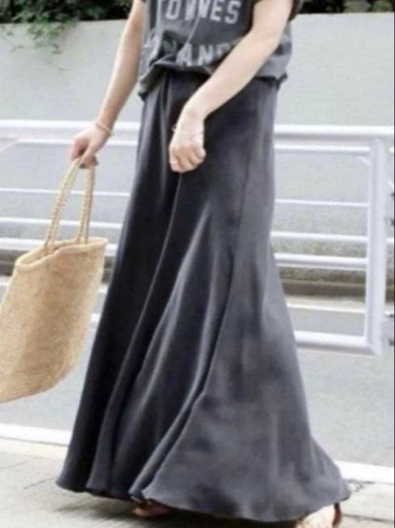 Plage Fibril ギャザーロングスカート