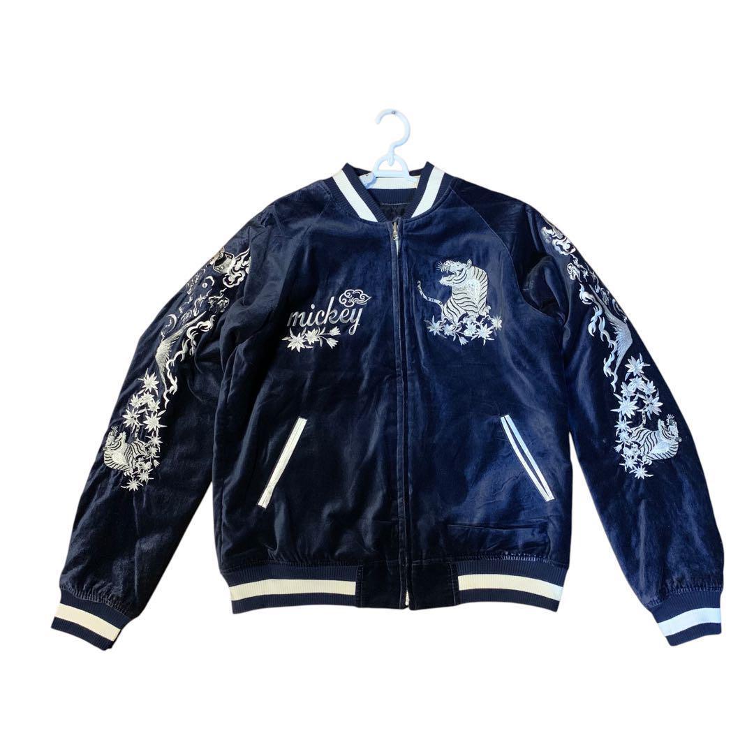 ★ミッキー ディズニー ビンテージ スカジャン リバーシブル★