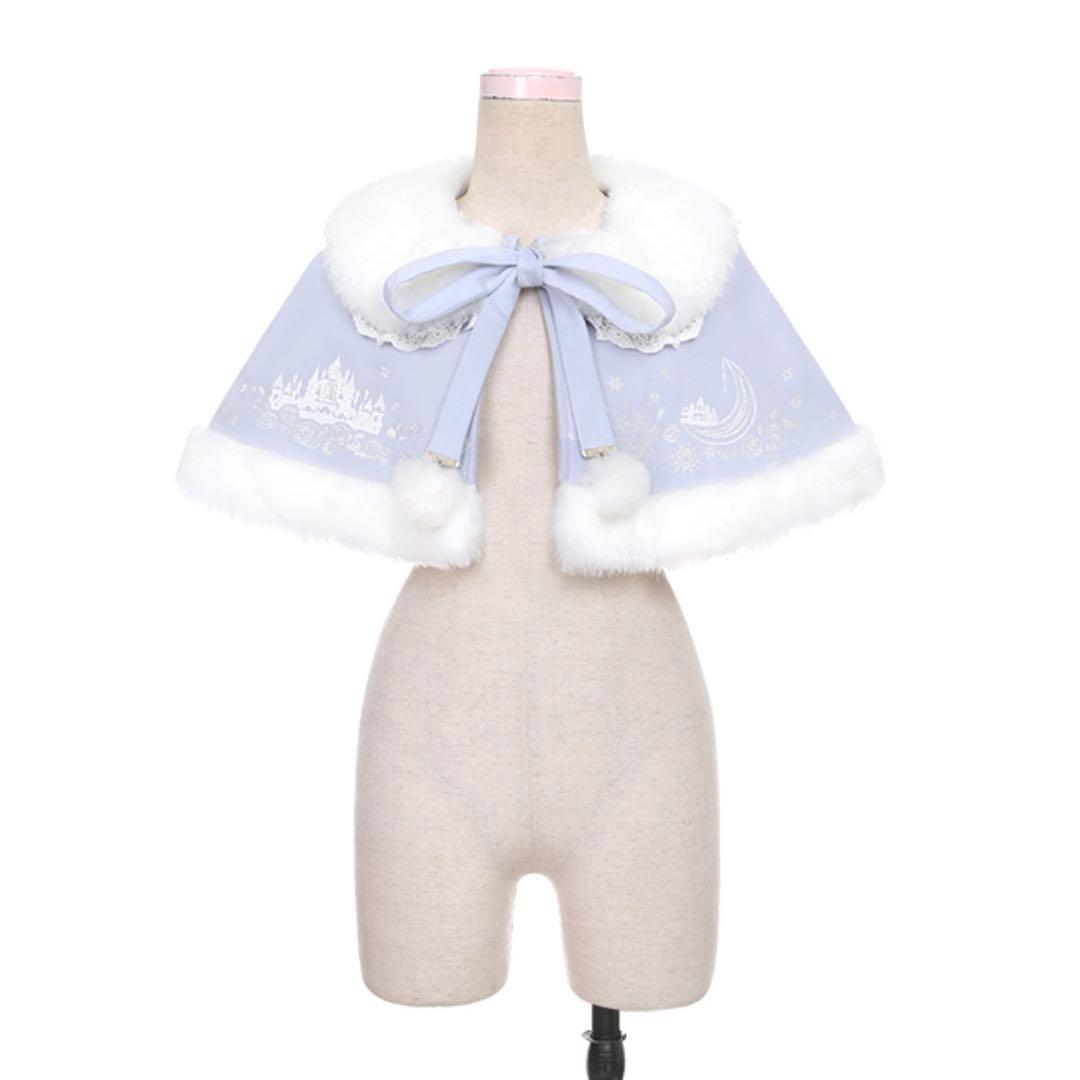 蘭 To Alice 雪の結晶ケープ＆ジャンパースカートセットアップ