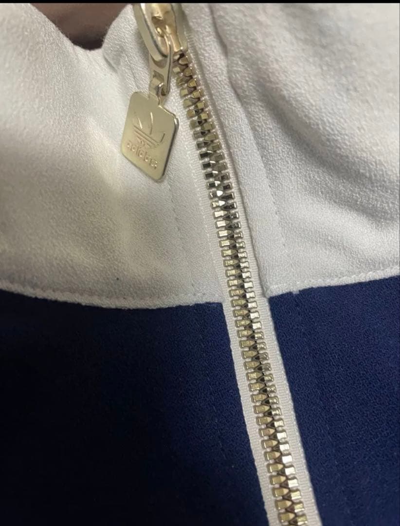 adidas トラックジャケット　ネイビー　青　ベッケンバウアー