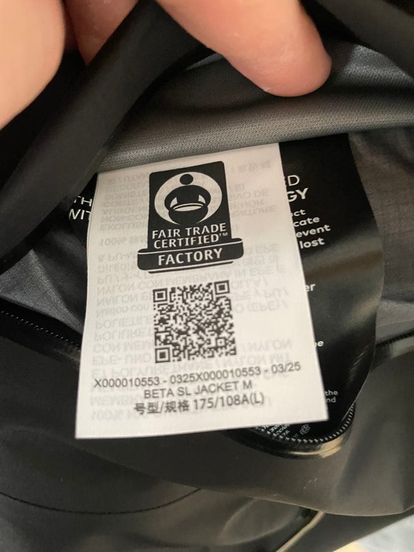 アークテリクス beta SL ジャケット