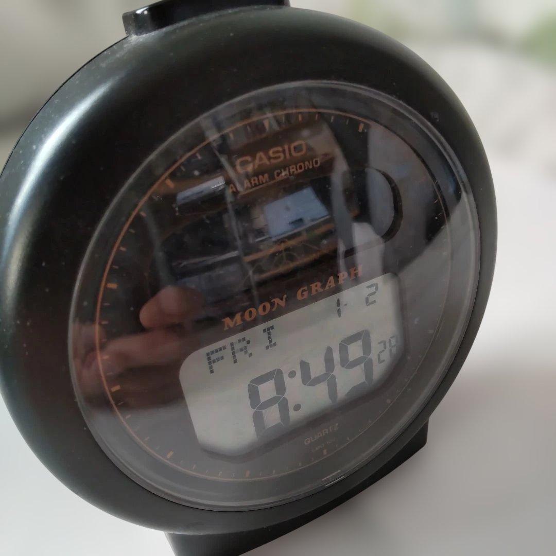 CASIO MOON GRAPH デジタル置時計